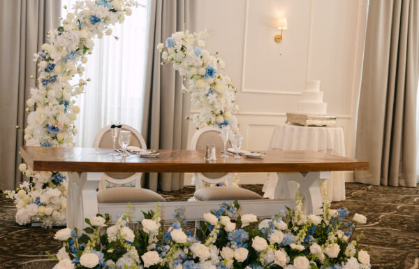 The wedding of A Southern Charm-Style Wedding With Pops of Pale Blue A wedding at the Mansion at Mountain Lakes. Gallery 7