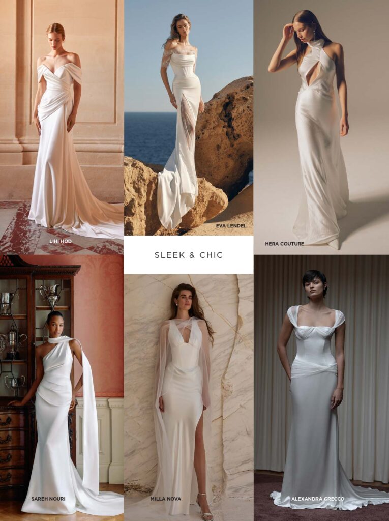 A preview of gowns from the fall 2026 bridal collections.