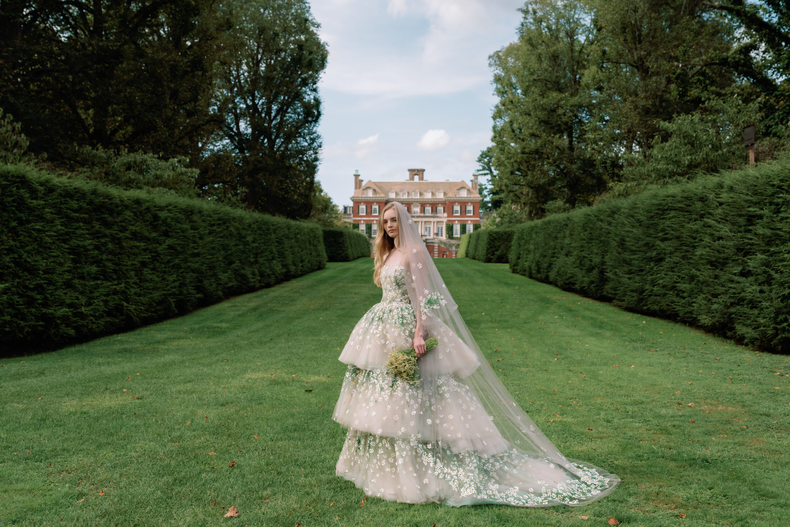 The Edelweiss gown is party of Sareh Nouri's Fall 2026 bridal gown collection.