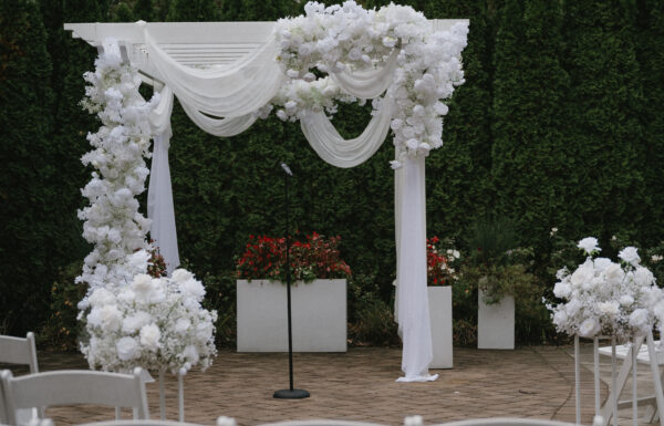 The wedding of An Elegant Black and White Wedding With Swan Details A wedding at Sterling Ballroom in New Jersey. Gallery 4