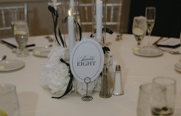 The wedding of An Elegant Black and White Wedding With Swan Details A wedding at Sterling Ballroom in New Jersey. Gallery 13