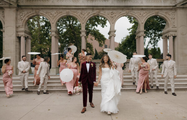 The wedding of An Industrial-Meets-Garden Aesthetic, Fun First Dance and Plant-Based Menu A wedding at Whitechapel Projects in New Jersey. Gallery 4