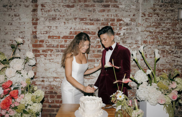 The wedding of An Industrial-Meets-Garden Aesthetic, Fun First Dance and Plant-Based Menu A wedding at Whitechapel Projects in New Jersey. Gallery 6