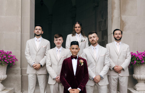 The wedding of An Industrial-Meets-Garden Aesthetic, Fun First Dance and Plant-Based Menu A wedding at Whitechapel Projects in New Jersey. Gallery 9