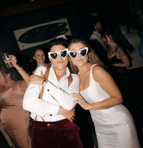 The wedding of An Industrial-Meets-Garden Aesthetic, Fun First Dance and Plant-Based Menu A wedding at Whitechapel Projects in New Jersey.