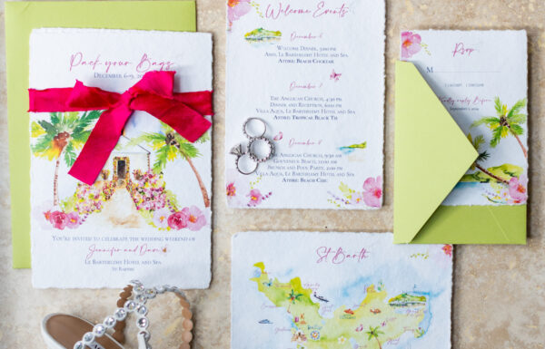 The wedding of This Couple’s St. Barts Destination Wedding Was a “Garden Heaven” This NJ couple had a destination wedding in St. Barts. Gallery 7