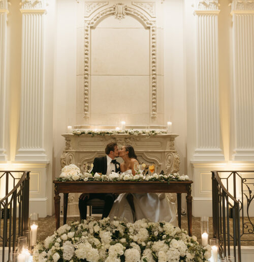 The wedding of An Italian Wedding With Favors That Said “From Jersey, With Love” A wedding at Nanina's in the Park.