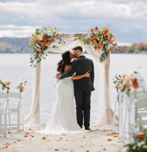The wedding of A Colorful Wedding with a Cheery Vibe and Vintage Edge A stunning wedding at Lake Mohawk Country Club in New Jersey.