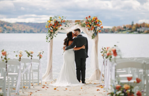 The wedding of A Colorful Wedding with a Cheery Vibe and Vintage Edge A stunning wedding at Lake Mohawk Country Club in New Jersey. Gallery 3