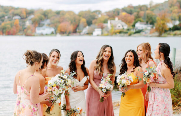 The wedding of A Colorful Wedding with a Cheery Vibe and Vintage Edge A stunning wedding at Lake Mohawk Country Club in New Jersey. Gallery 5