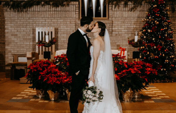 The wedding of Tons of Warm Candlelight & All-White Florals at This Cozy Winter Wedding at Olde Mill Inn A wedding at the Olde Mill Inn in Basking Ridge, New Jersey. Gallery 3