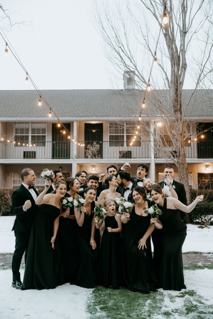 A wedding at the Olde Mill Inn in Basking Ridge, New Jersey.