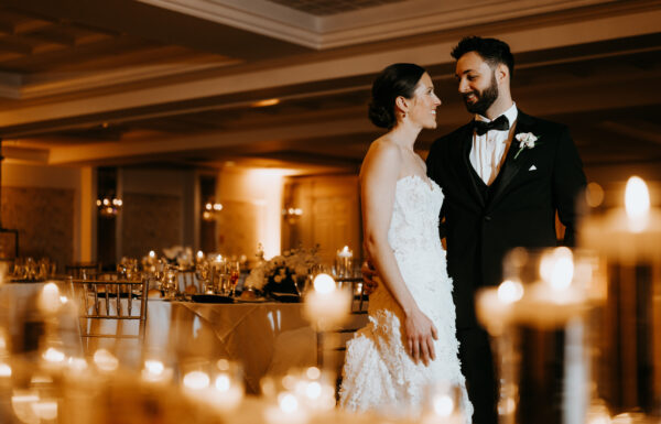 The wedding of Tons of Warm Candlelight & All-White Florals at This Cozy Winter Wedding at Olde Mill Inn A wedding at the Olde Mill Inn in Basking Ridge, New Jersey. Gallery 10