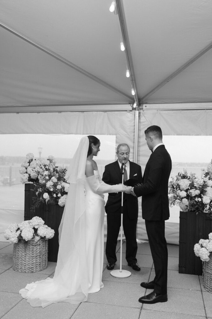 A wedding at the Molly Pitcher Inn.