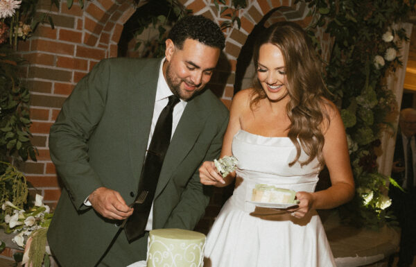 The wedding of DIY Decor Elements & a Green Wedding Cake Created a “Swanky Garden” Vibe at The Albion Summit, a Hotel Venue A wedding at the Albion Summit. Gallery 12