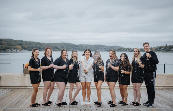 A Lake Mohawk wedding.