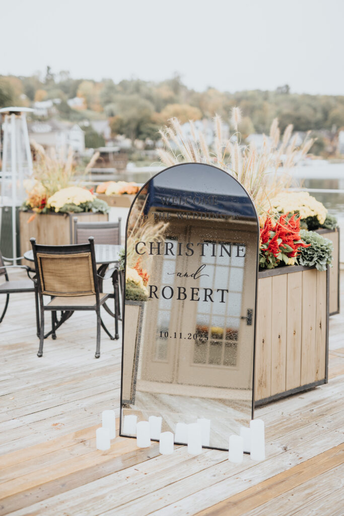 A Lake Mohawk wedding.