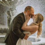 Sedona and Kevin Origini got married during the blizzard of 2026 at the Park Savoy Estate in Florham Park, New Jersey.