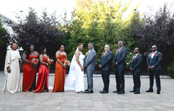 The wedding of A Fall Wedding With Orange Accents at the Windsor Ballroom A wedding at the Windsor Ballroom. Gallery 6