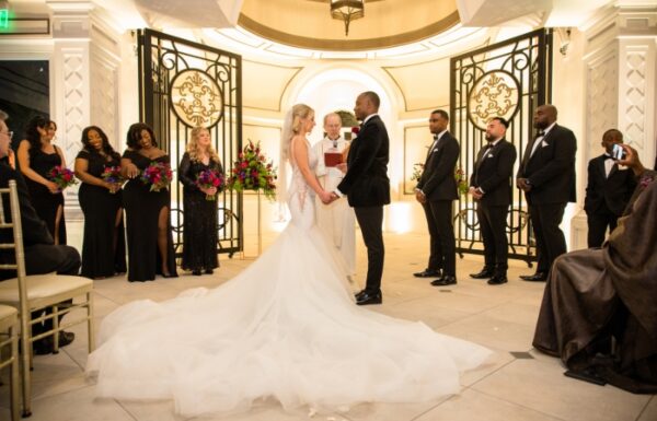 A Black & Gold Color Scheme Created a Regal Shadowbrook at Shrewsbury Wedding