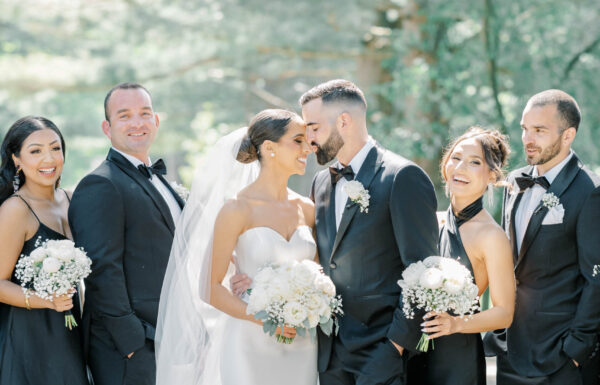 These High School Sweethearts Tied the Knot in a Beautiful Spring Estate Wedding