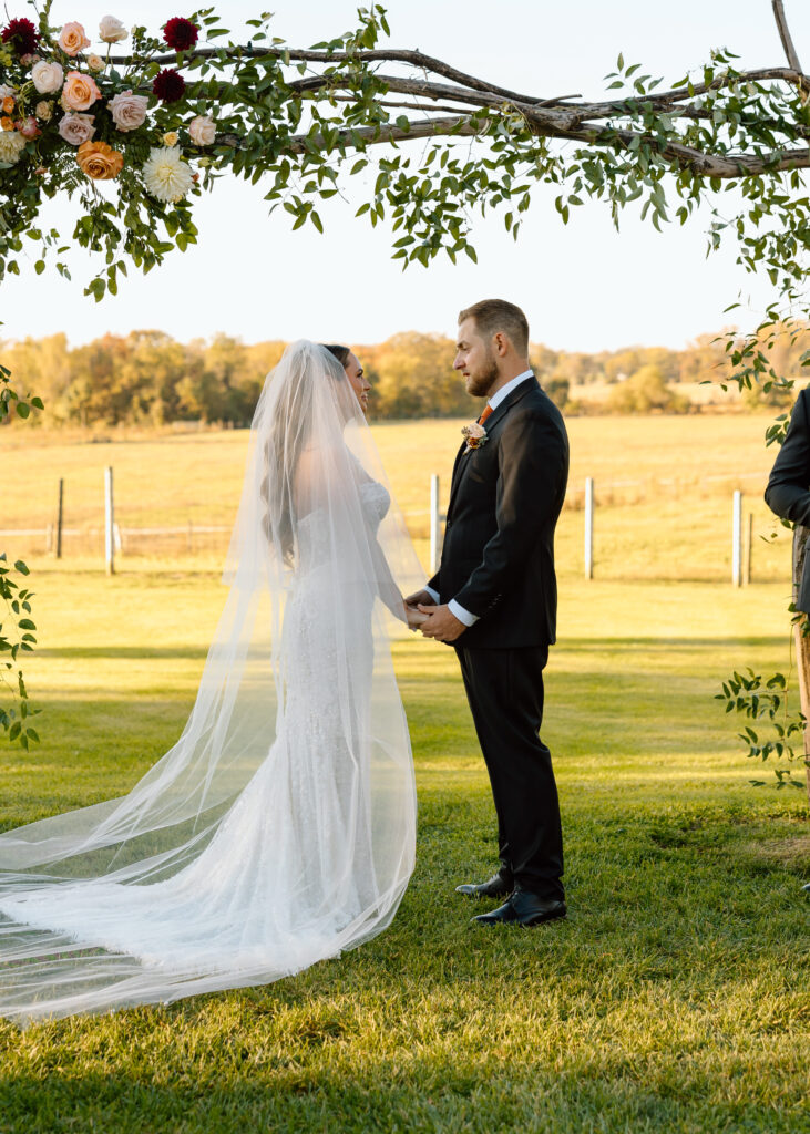 A rustic wedding at Johnson's Locust Hall Farm in NJ.