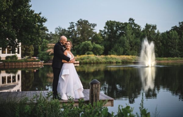 The Rutgers Mascot Got the Party Started at This Waterside Wedding