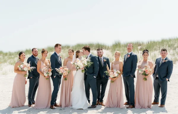 A Dreamy Waterfront Wedding With Sunset Details