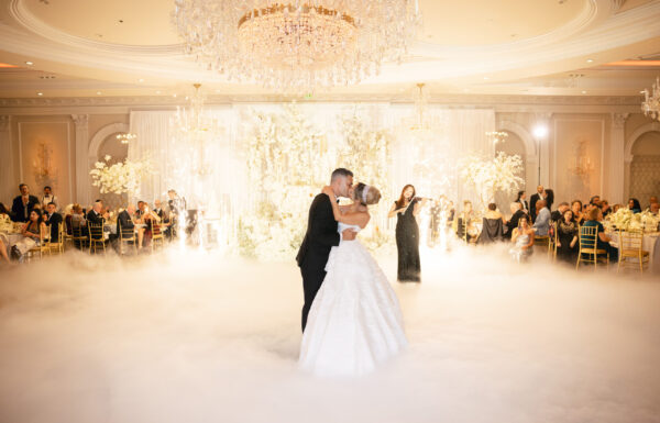 Over-The-Top White Florals Created a Fairytale Wedding