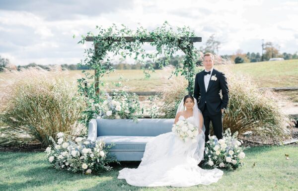 A Tented Vineyard Wedding With a Whimsical Aesthetic