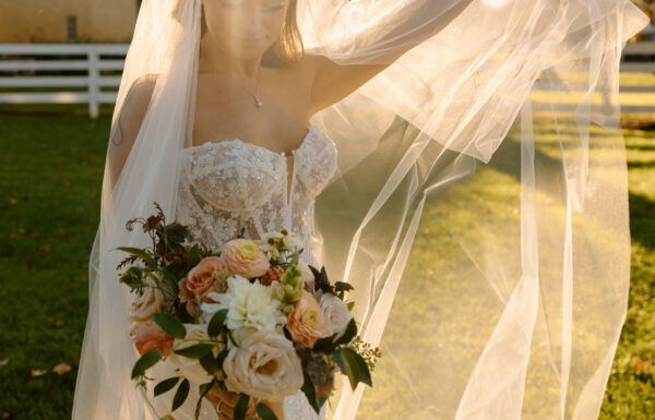 A rustic wedding at Johnson's Locust Hall Farm in NJ.