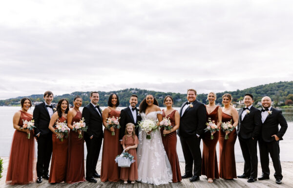 ‘Happy Camp Vibes’ & a Waterfront Ceremony at This Lake Mohawk Country Club Wedding
