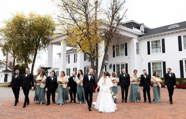 A Beautiful Big Day With Pops of Lavender and Deep Blue