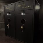 A black-and-white wedding at the Meadow Wood in Randolph, New Jersey.