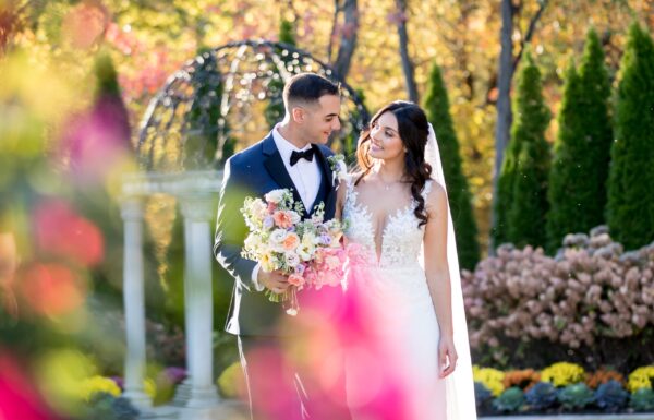 A Whimsical Garden-Themed Wedding With Butterfly Touches