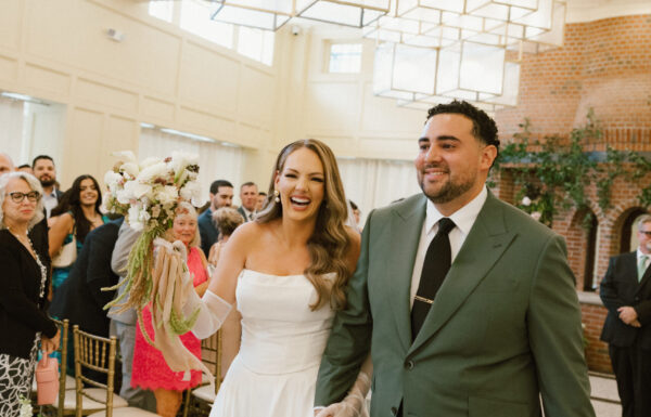 DIY Decor & a Green Cake Created a “Swanky Garden” Vibe at The Albion Summit Hotel