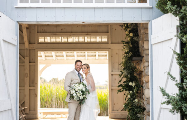 This Shore-Loving Couple Had a Sea Glass Seating Chart at Their Wedding