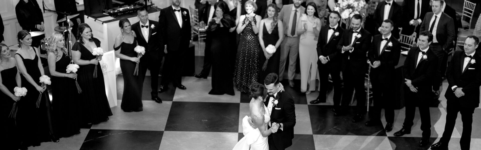 This Bride Skipped the Trends and Chose a Timeless Black-and-White Wedding at Felina