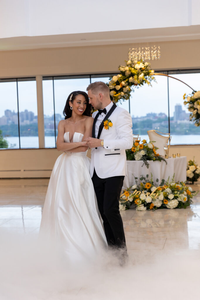 A wedding at Riverview Ballroom in Cliffside Park NJ.