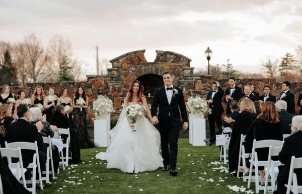 All the Guests Wore Black at This Elegant & Romantic Wedding
