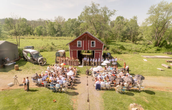 Food Trucks, Local Craft Beer And Barnyard Animals at This Farm Wedding