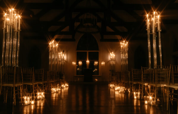 The wedding of Traditional Irish Performers, a Guinness Station & Dramatic Candlelight at Park Savoy Ballroom wedding at the Park Savoy Estate at Florham Park NJ with tons of Irish details like a green cake, Guinness station and Irish step dancers. Gallery 26