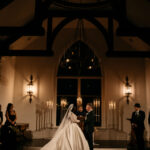 Ballroom wedding at the Park Savoy Estate at Florham Park NJ with tons of Irish details like a green cake, Guinness station and Irish step dancers.