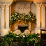 Ballroom wedding at the Park Savoy Estate at Florham Park NJ with tons of Irish details like a green cake, Guinness station and Irish step dancers.