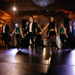 Ballroom wedding at the Park Savoy Estate at Florham Park NJ with tons of Irish details like a green cake, Guinness station and Irish step dancers.