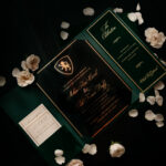 Ballroom wedding at the Park Savoy Estate at Florham Park NJ with tons of Irish details like a green cake, Guinness station and Irish step dancers.