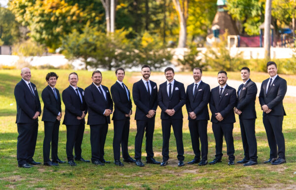 The wedding of The Bridesmaid Dresses Matched the Fall Foliage at This Lake Mohawk Country Club Wedding A Lake Mohawk Country Club wedding. Gallery 4