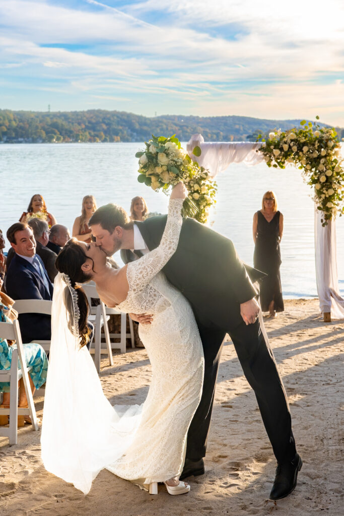 A Lake Mohawk Country Club wedding.
